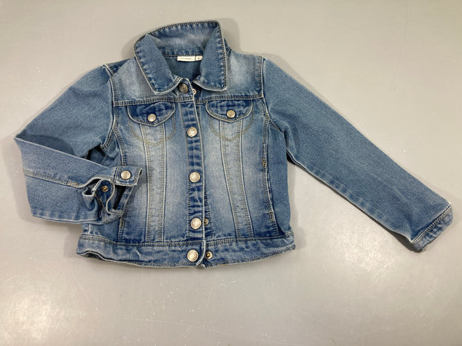 Veste jean, moins cher chez Petit Kiwi