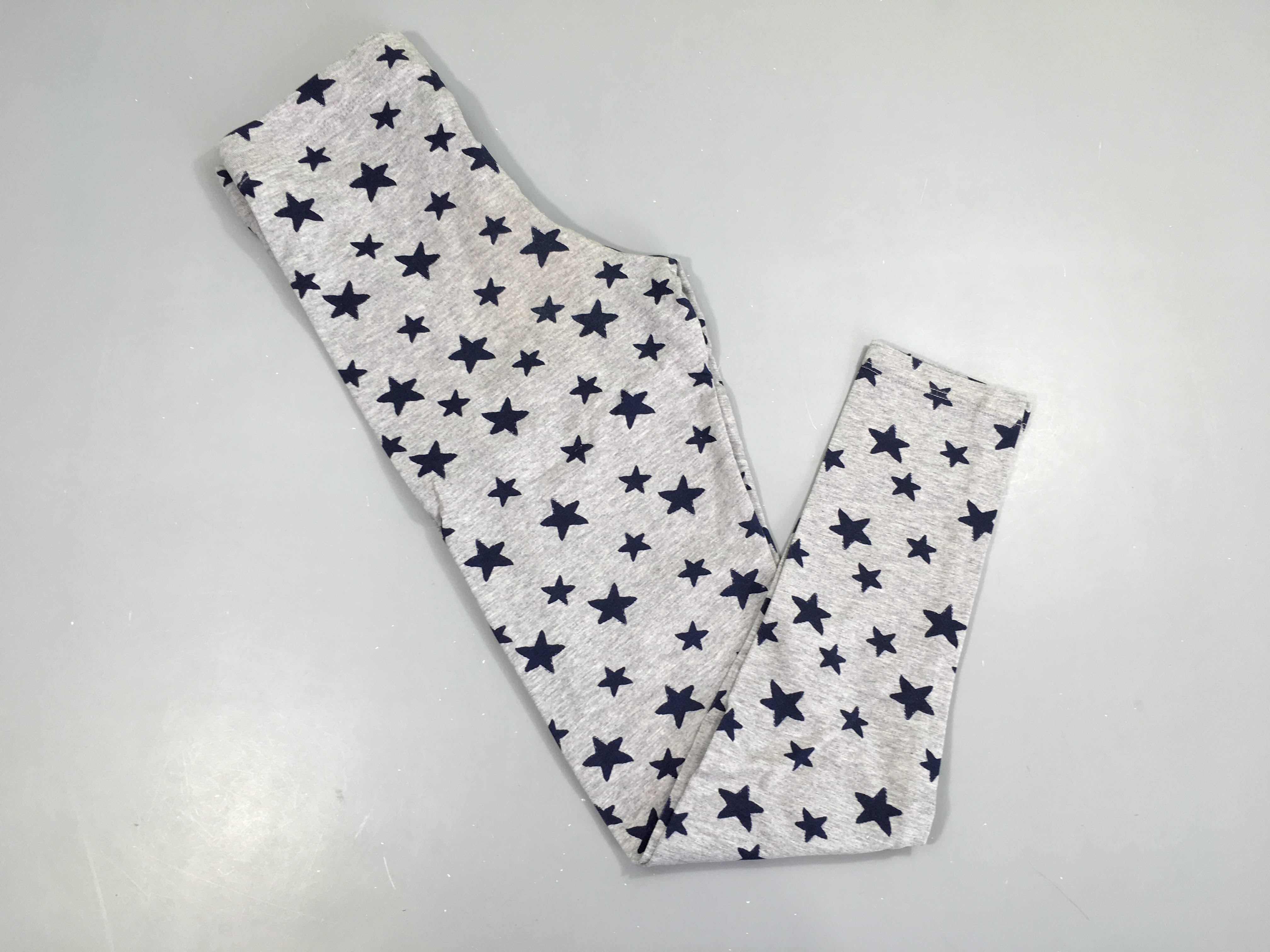 Legging gris chiné étoiles