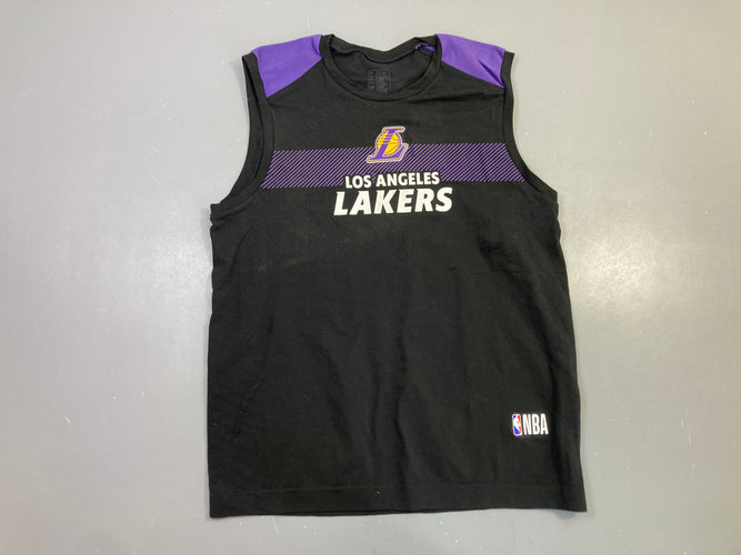 Débardeur s.m noir Lakers NBA violet, moins cher chez Petit Kiwi