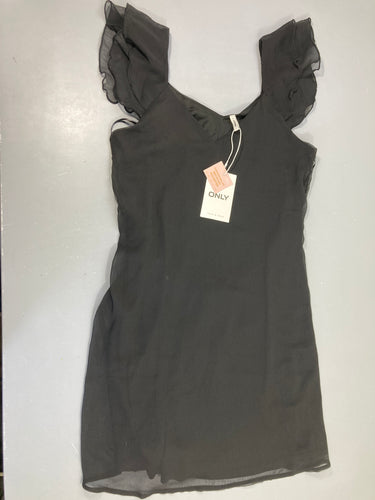 NEUF Robe s.m voile noir, moins cher chez Petit Kiwi