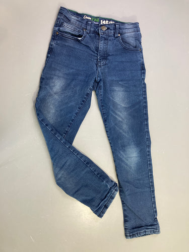 Jeans foncé doublé jersey, moins cher chez Petit Kiwi