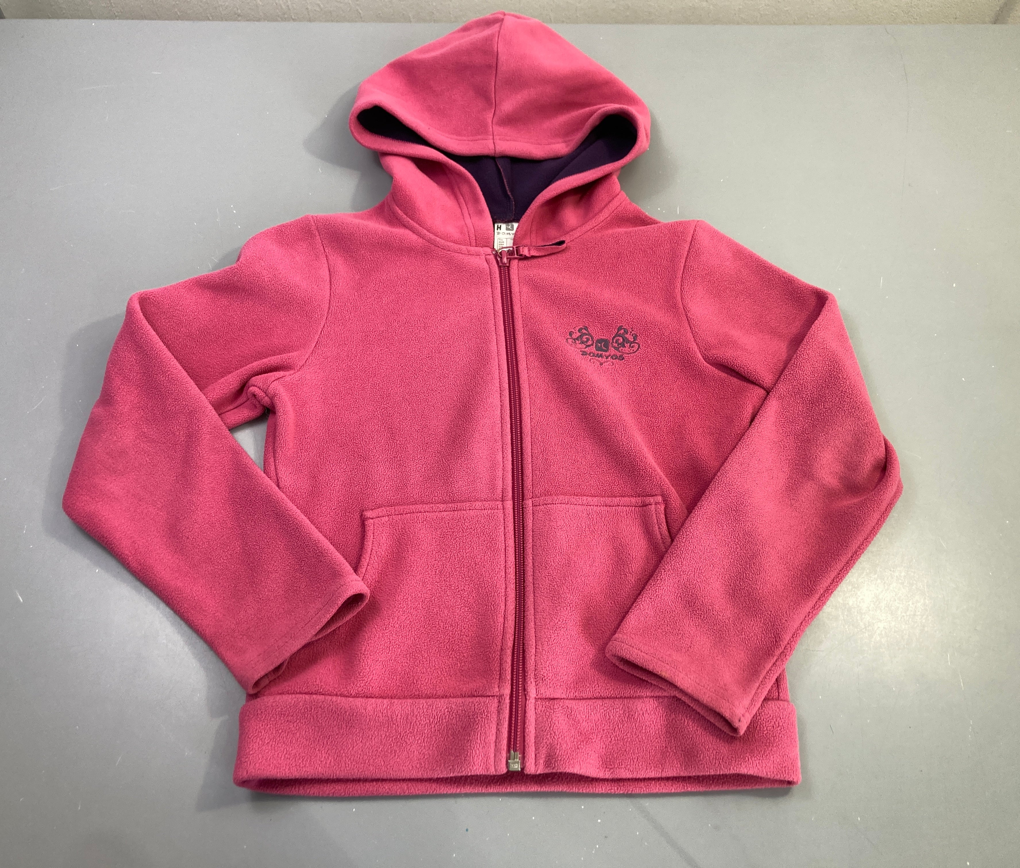 Polar zippé fuchsia