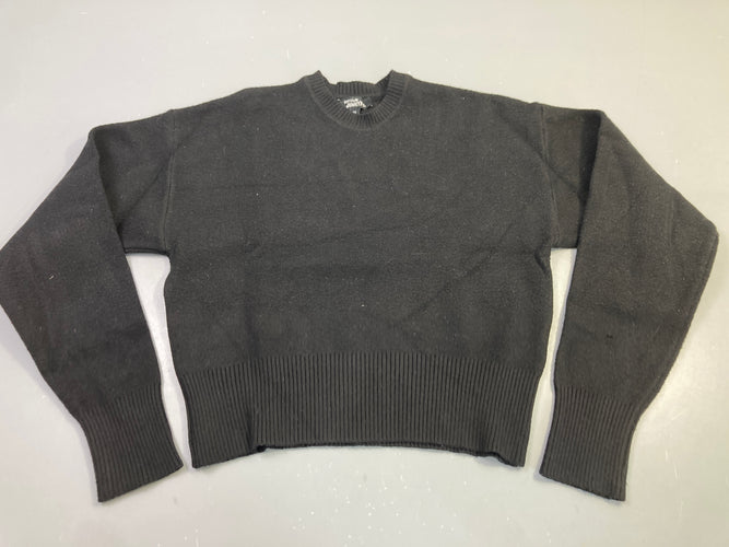 Pull gris foncé crop-Jennyfer, moins cher chez Petit Kiwi