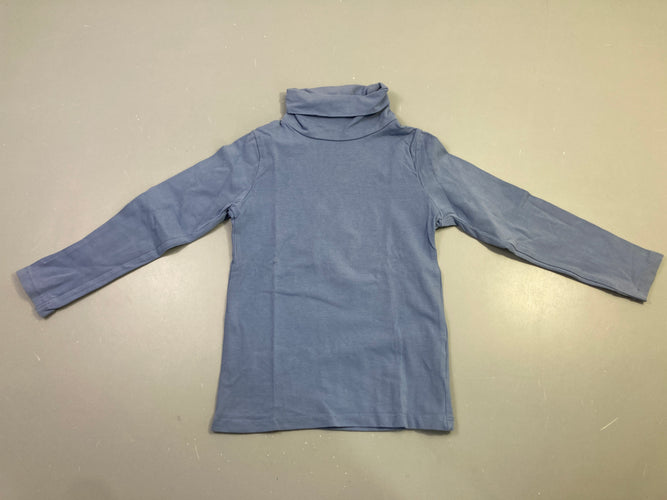 T-shirt m.l bleu gris col roulé, moins cher chez Petit Kiwi