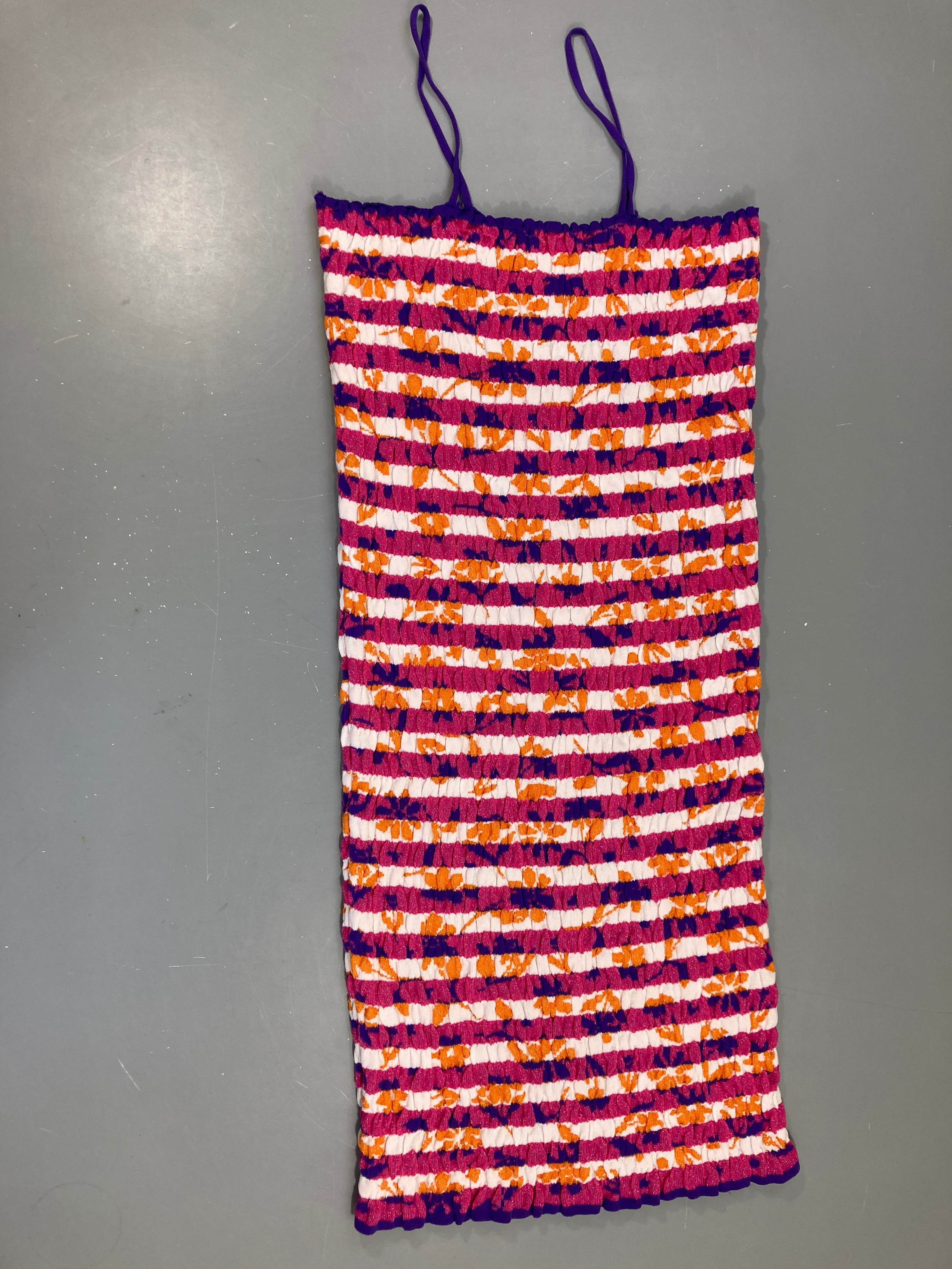 Robe tube extensible colorée
