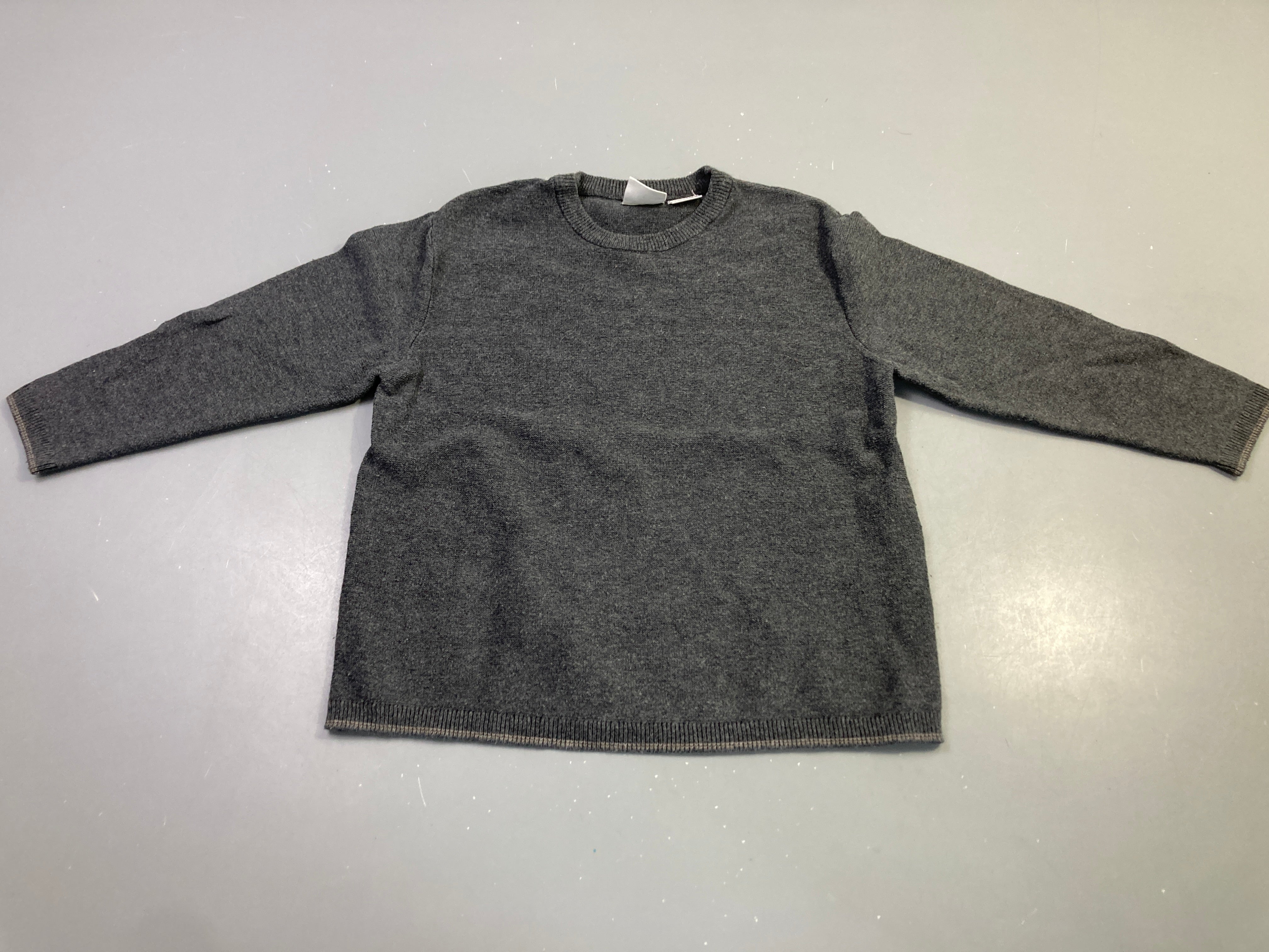 Pull gris uni