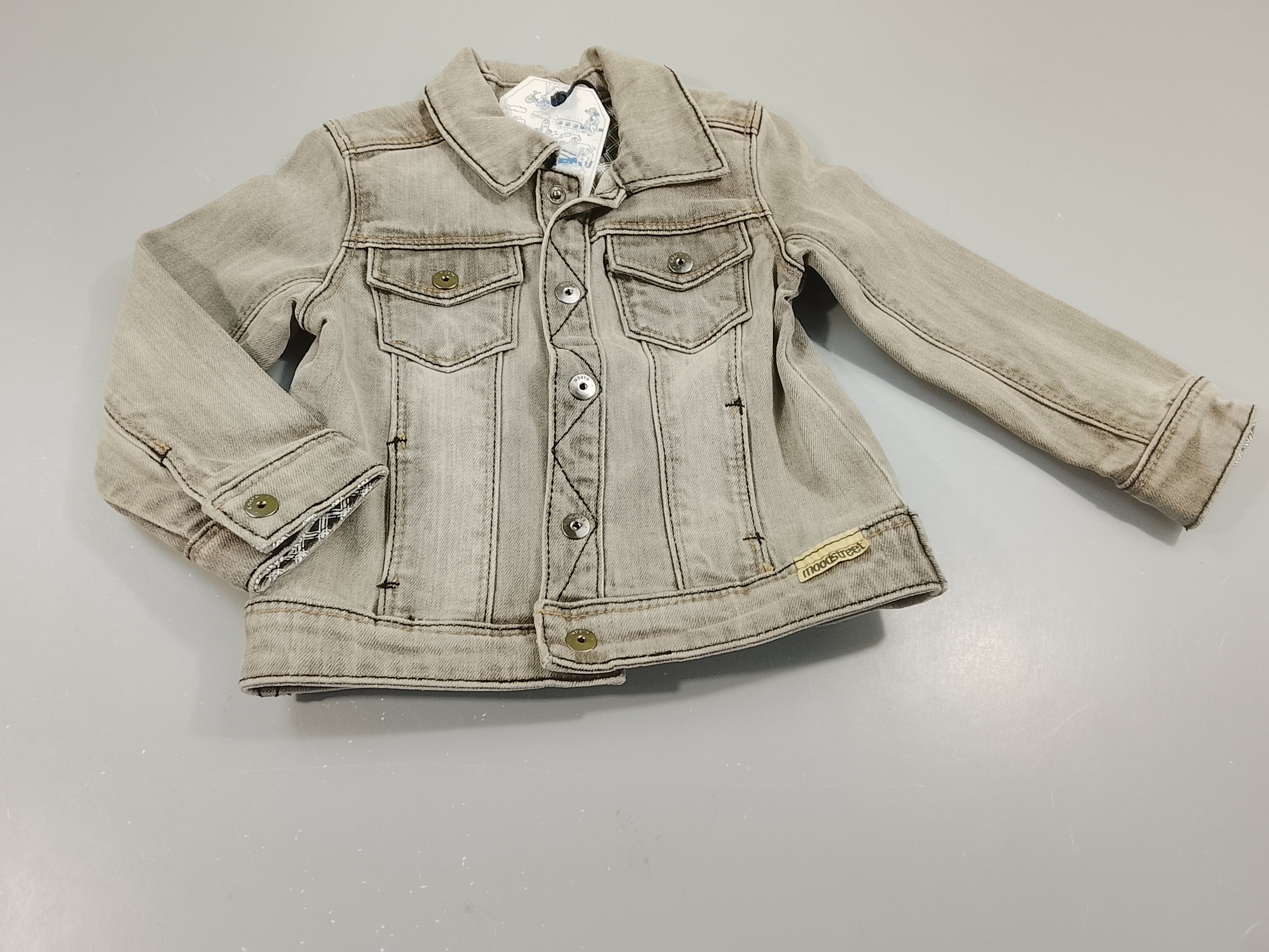 NEUVE Veste en jean grise Moodstreet