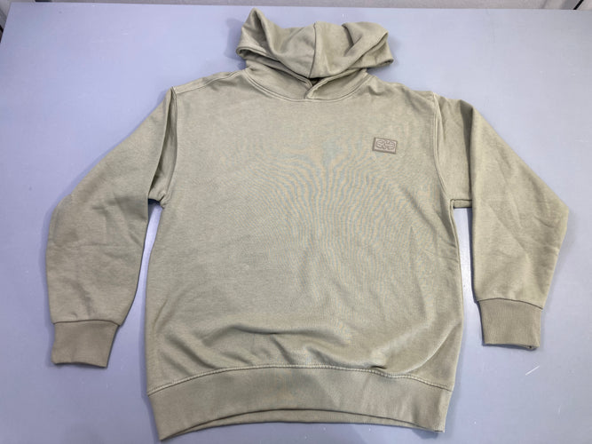 Sweat capuche kaki, moins cher chez Petit Kiwi