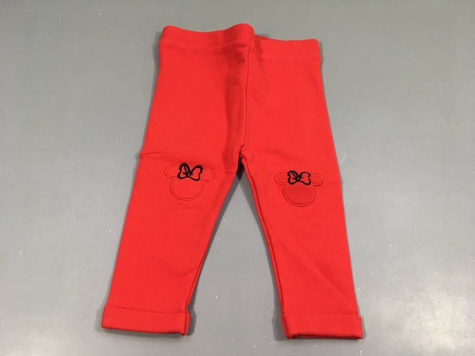 Legging rouge, Minnie, moins cher chez Petit Kiwi