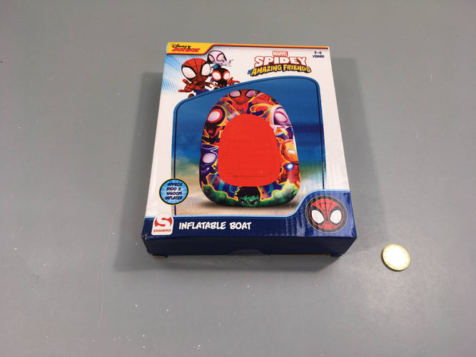 NEUF bateau gonflable Spiderman, 3-6a, moins cher chez Petit Kiwi