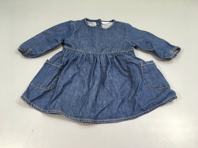Robe m.l denim, moins cher chez Petit Kiwi