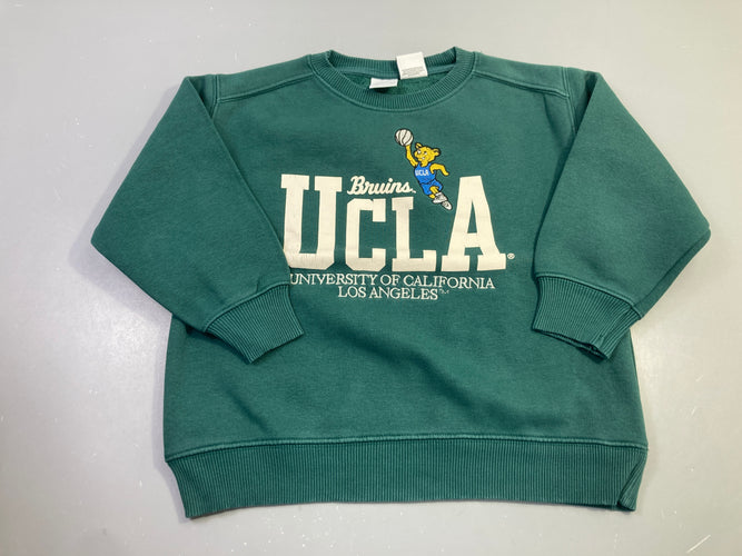 Sweat vert foncé UCLA, moins cher chez Petit Kiwi