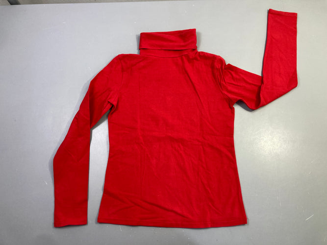 T-shirt m.l col roulé rouge, moins cher chez Petit Kiwi