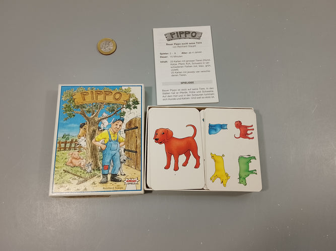 Complet.Pippo.  Jeu de cartes d'observation. + 4a, moins cher chez Petit Kiwi