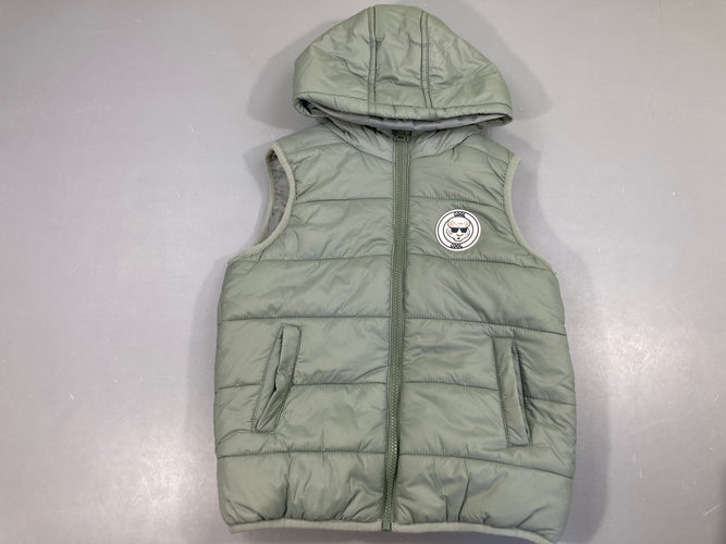 Bodywarmer kaki clair-La fabrique des garçons, moins cher chez Petit Kiwi