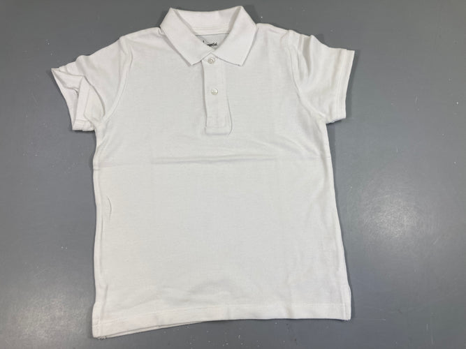 Polo m.c blanc, moins cher chez Petit Kiwi