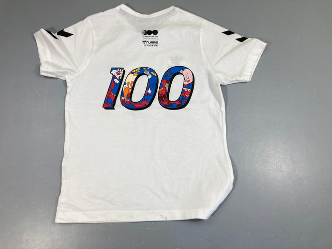 T-shirt m.c blanc WB Hummel, moins cher chez Petit Kiwi