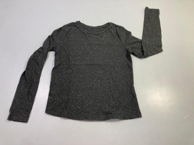 T-shirt m.l gris chiné pailleté, moins cher chez Petit Kiwi
