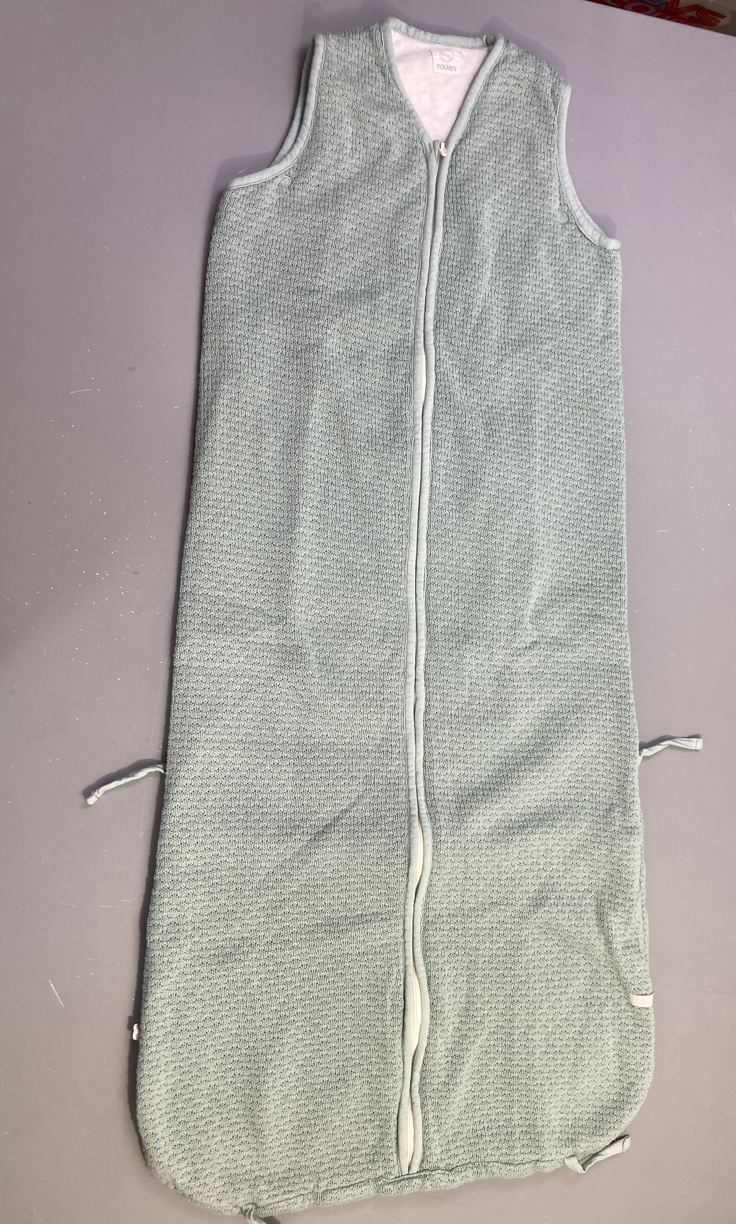 Gigoteuse s.m gris chiné zippée