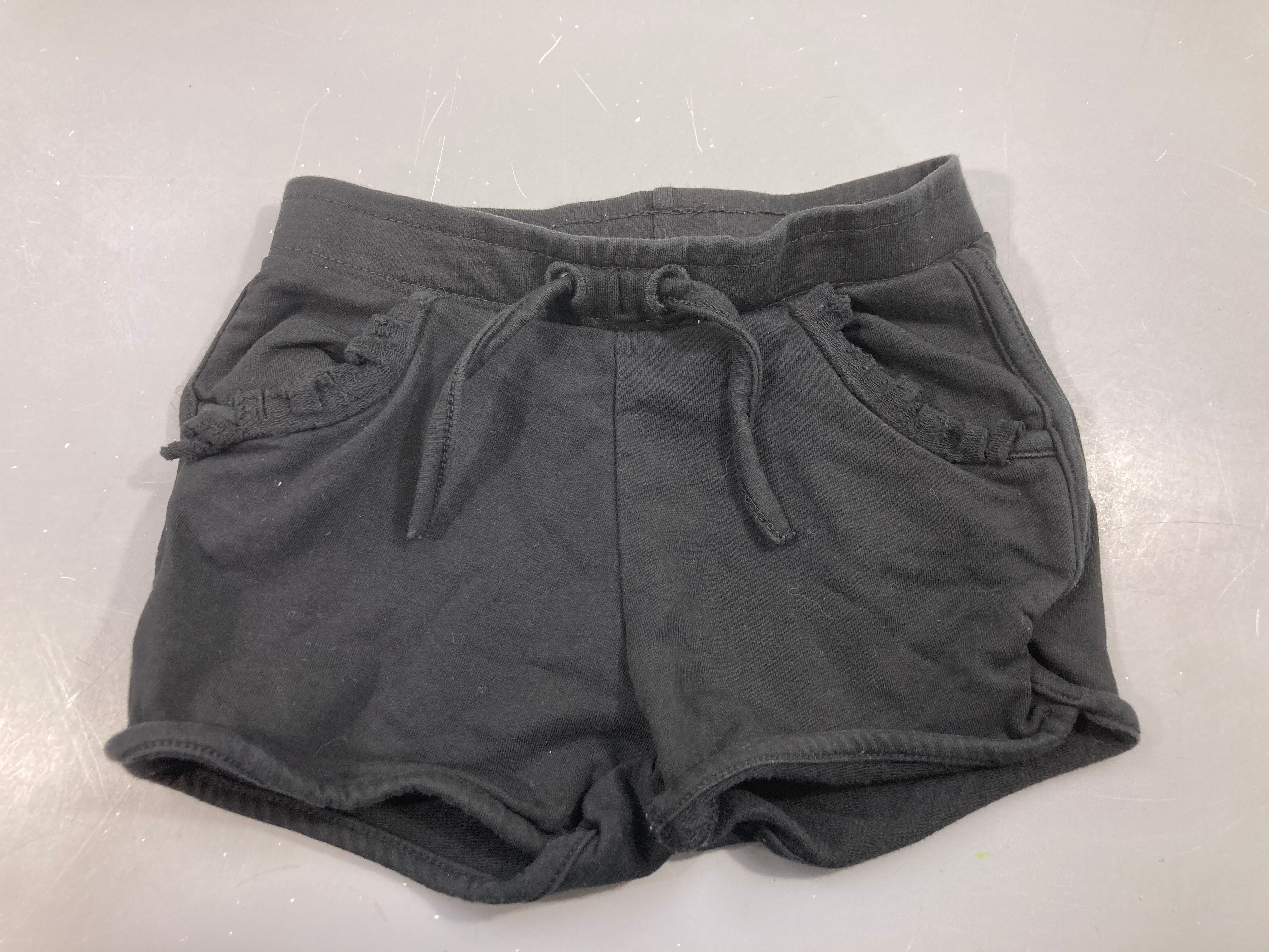 Short jersey noir