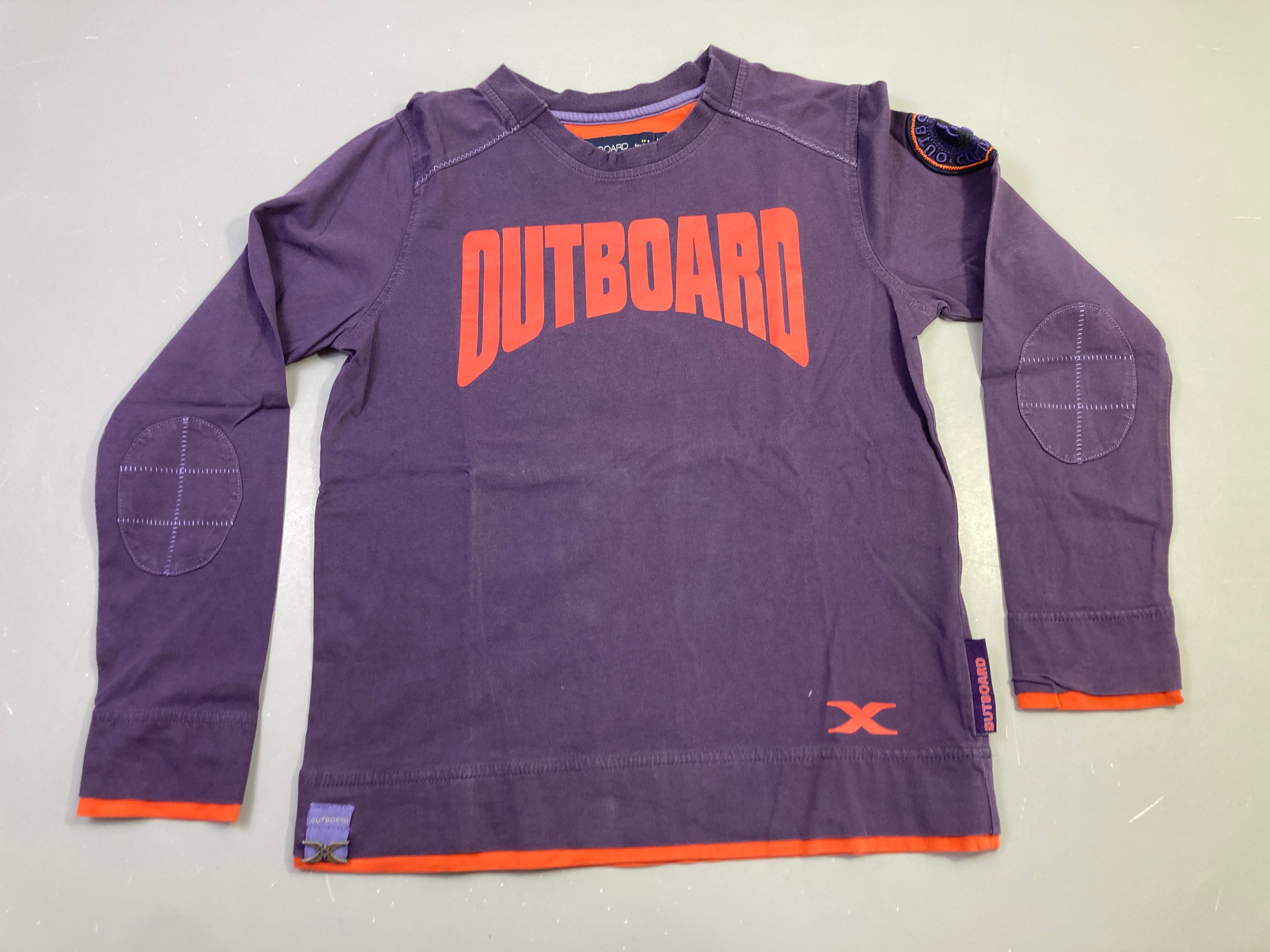 T-shirt m.l violet coudières 