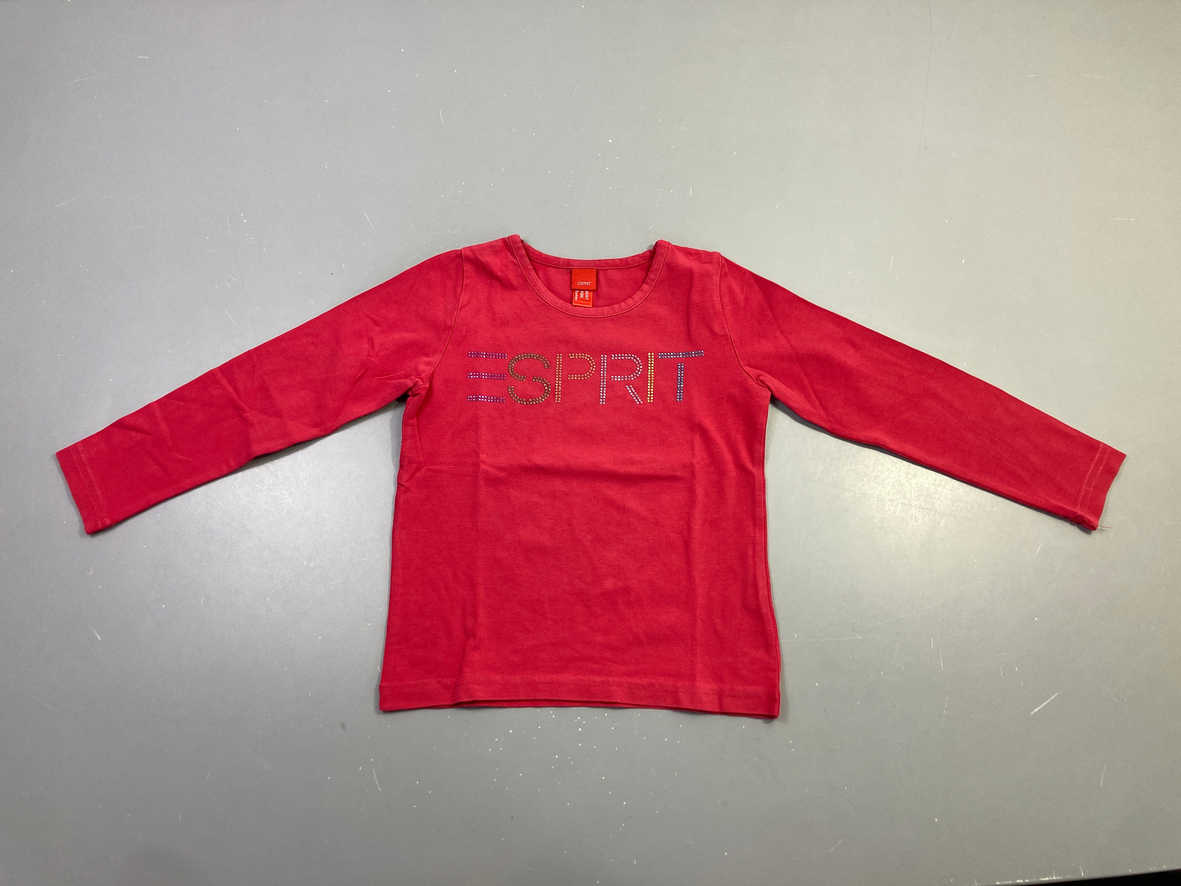 T-shirt m.l rose strass 