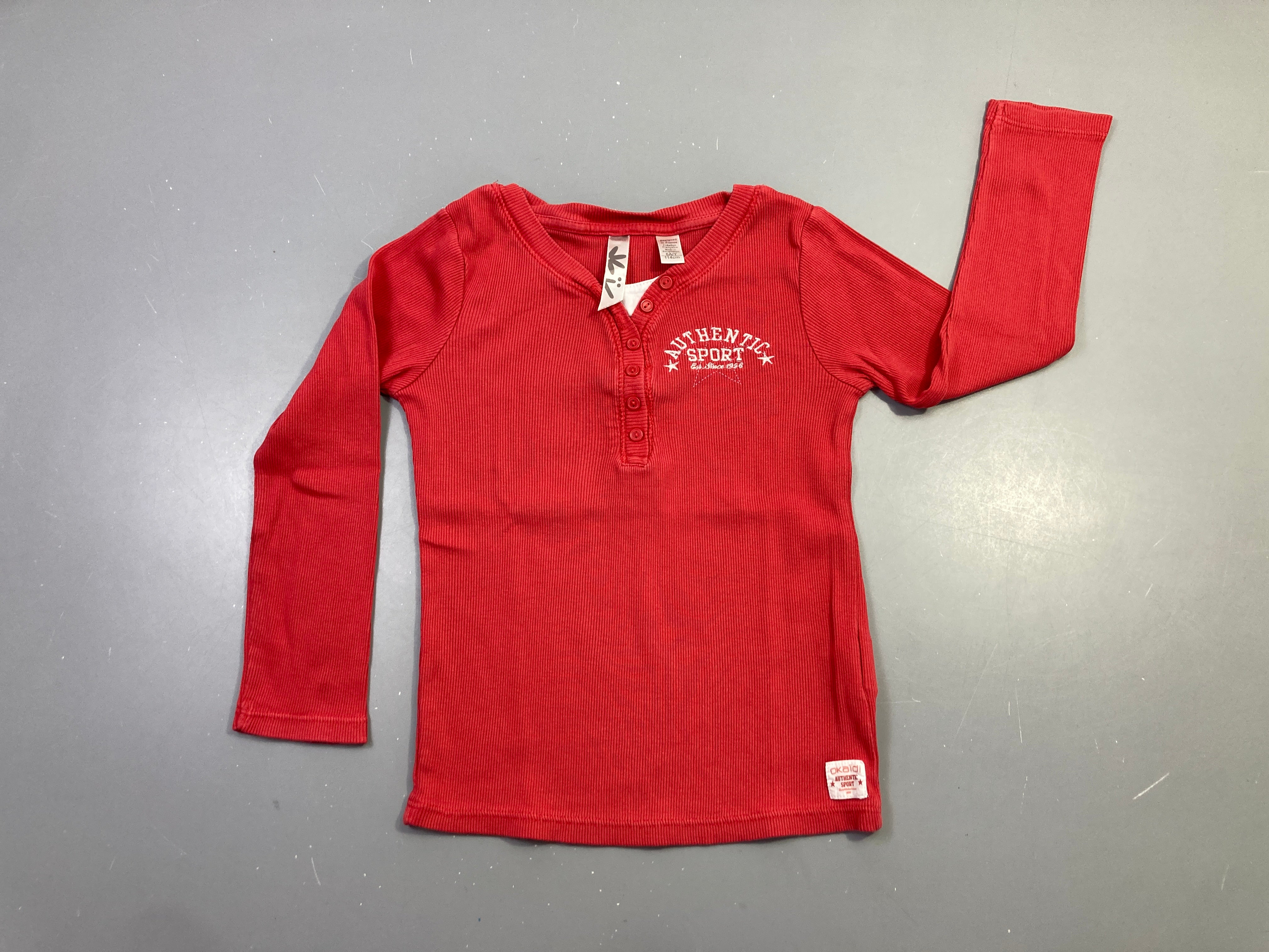 T-shirt m.l rouge 