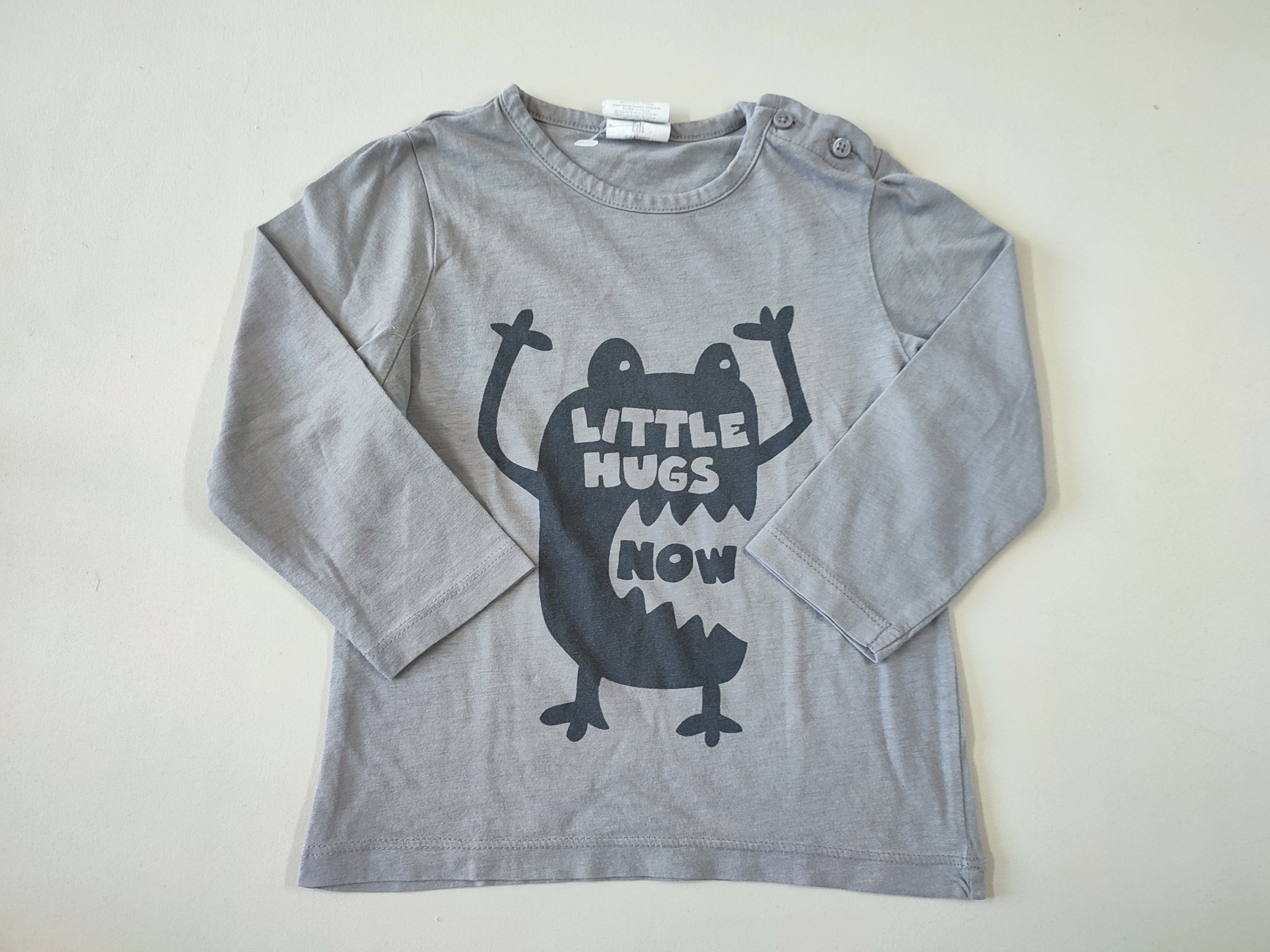 T-shirt m.l gris monstre 