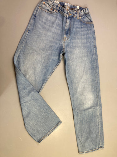 Pantalon jean clair droit relaxed, moins cher chez Petit Kiwi