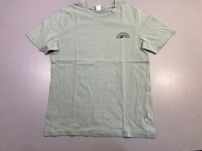 T-shirt m.c vert sauge logo, moins cher chez Petit Kiwi