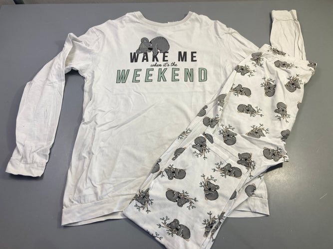 Pyjama 2pcs jersey écru koala, moins cher chez Petit Kiwi