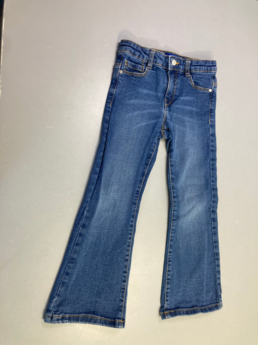 Pantalon jean bleu Flare, moins cher chez Petit Kiwi