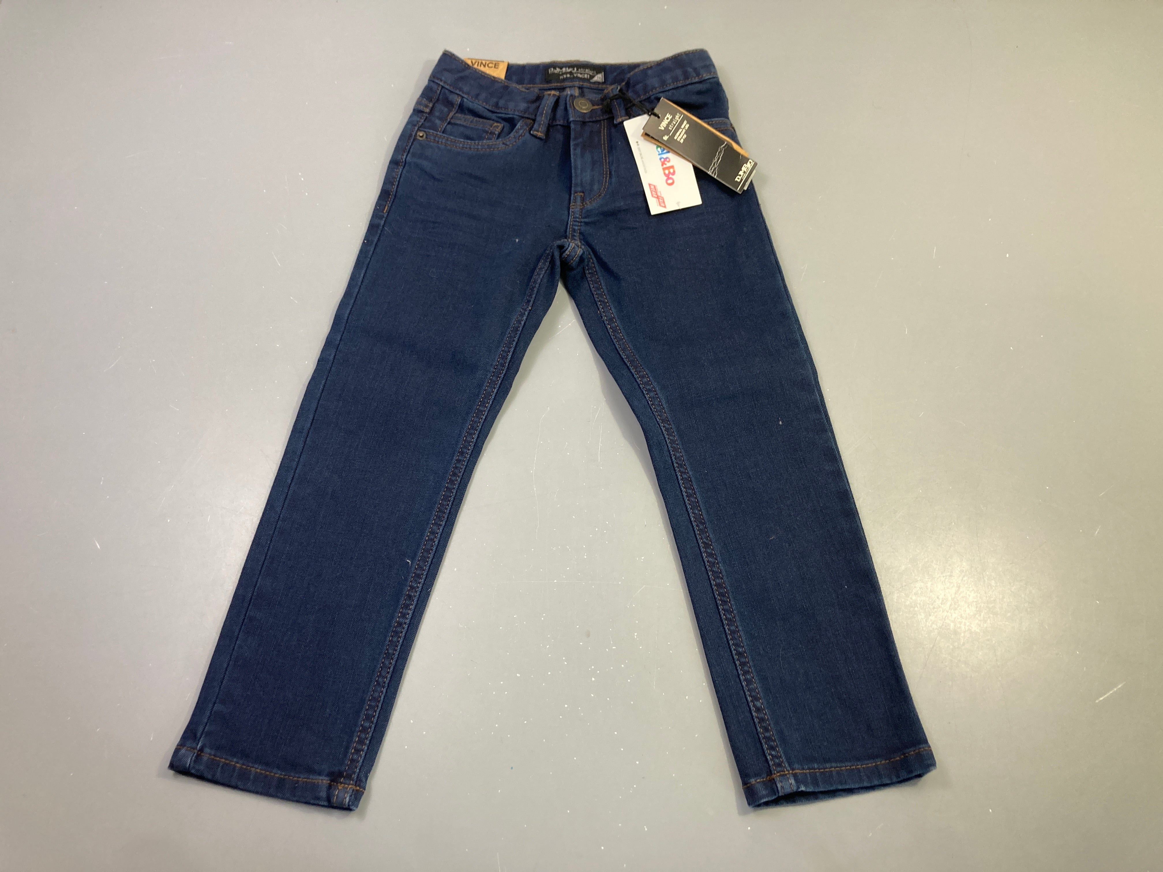Neuf-Pantalon jean bleu foncé Fit Straight