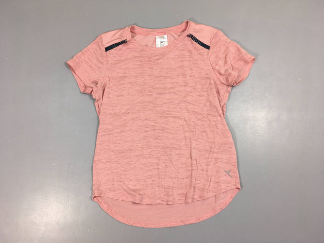 T-shirt m.c de sport vieux rose chiné, moins cher chez Petit Kiwi