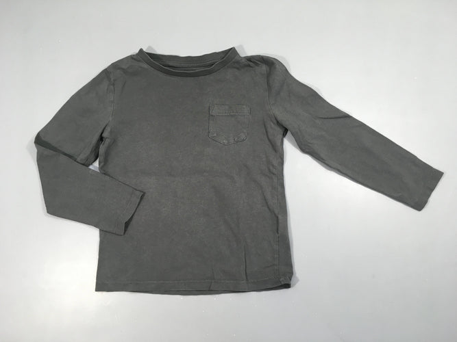 T-shirt m.l gris foncé poche, moins cher chez Petit Kiwi