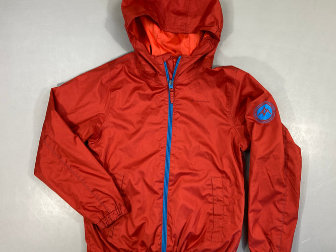 Veste coupe-vent rouge à capuche, moins cher chez Petit Kiwi