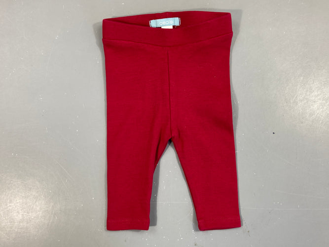 Legging rose vif, moins cher chez Petit Kiwi