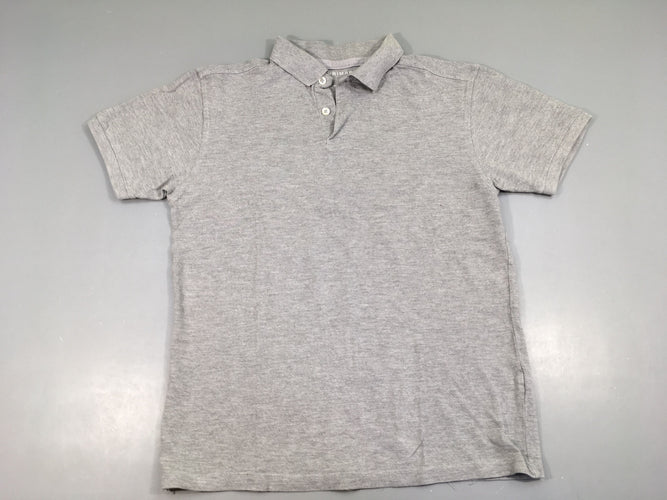 Polo m.c gris, moins cher chez Petit Kiwi