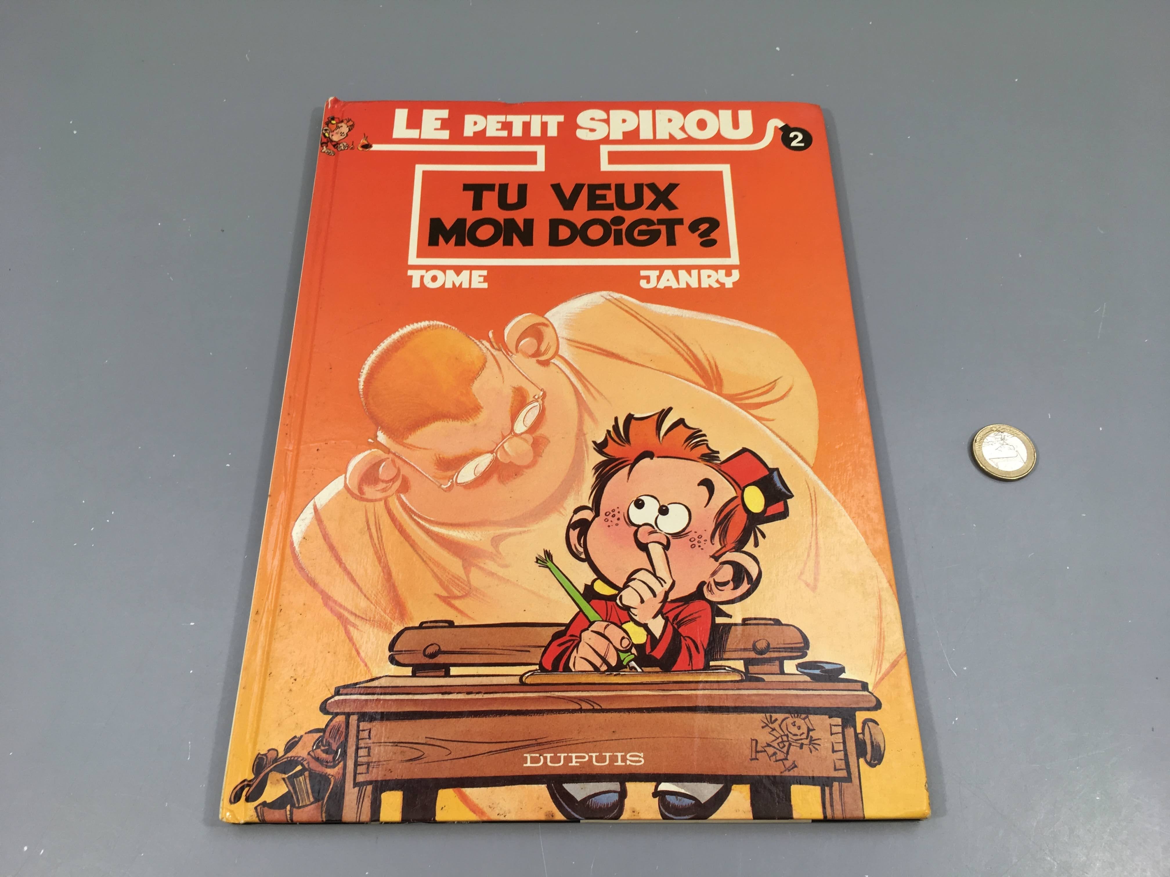 Tu veux mon doigt? Le petit Spirou, 2 Coin un peu abimé