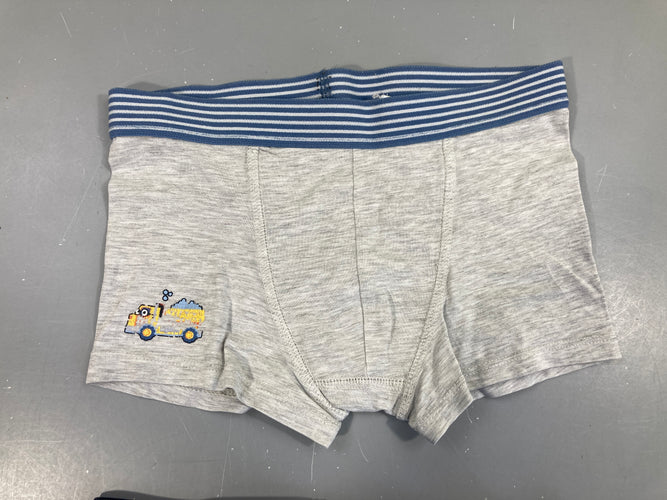 Boxer gris rayé vert croco Floc abimé, moins cher chez Petit Kiwi