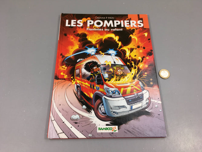 Les pompiers, flamme au volant, moins cher chez Petit Kiwi