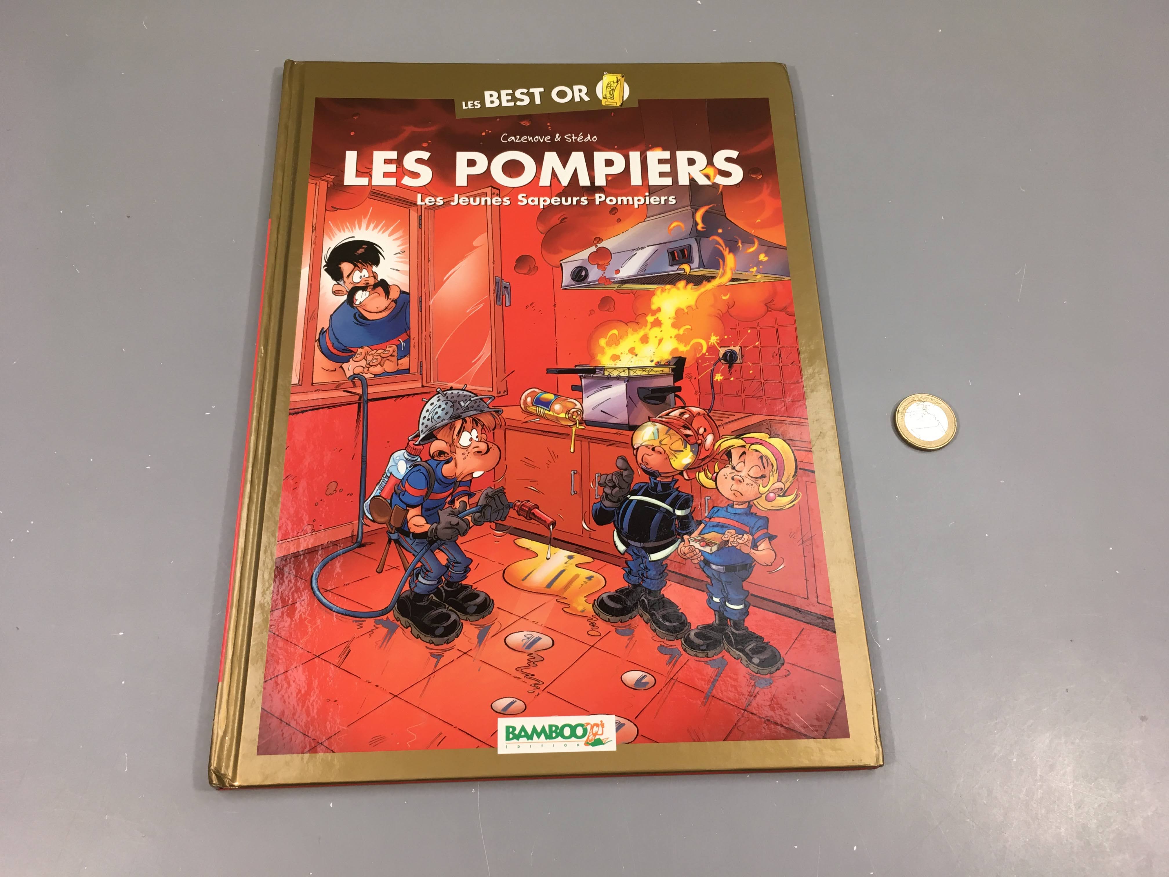 Les pompiers, les jeunes sapeurs pompiers