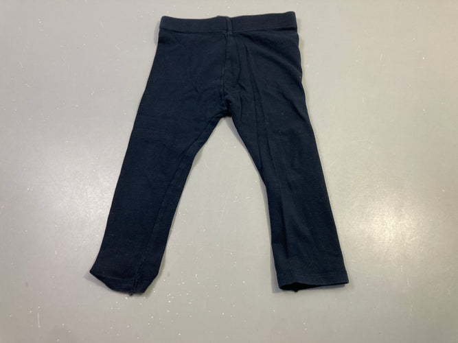 Legging bleu marine uni, moins cher chez Petit Kiwi