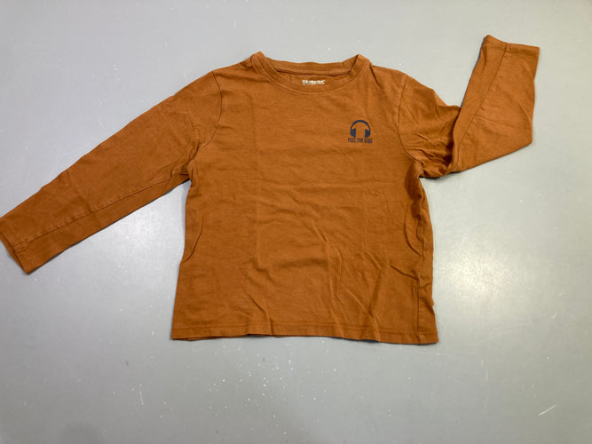 T-shirt m.l marron feel the vibe, moins cher chez Petit Kiwi