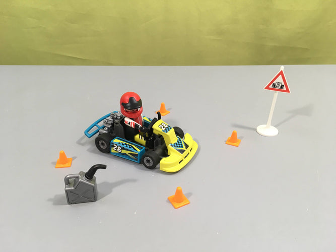 Playmobil 9322 Valisette pilotte de Karting Complet, moins cher chez Petit Kiwi
