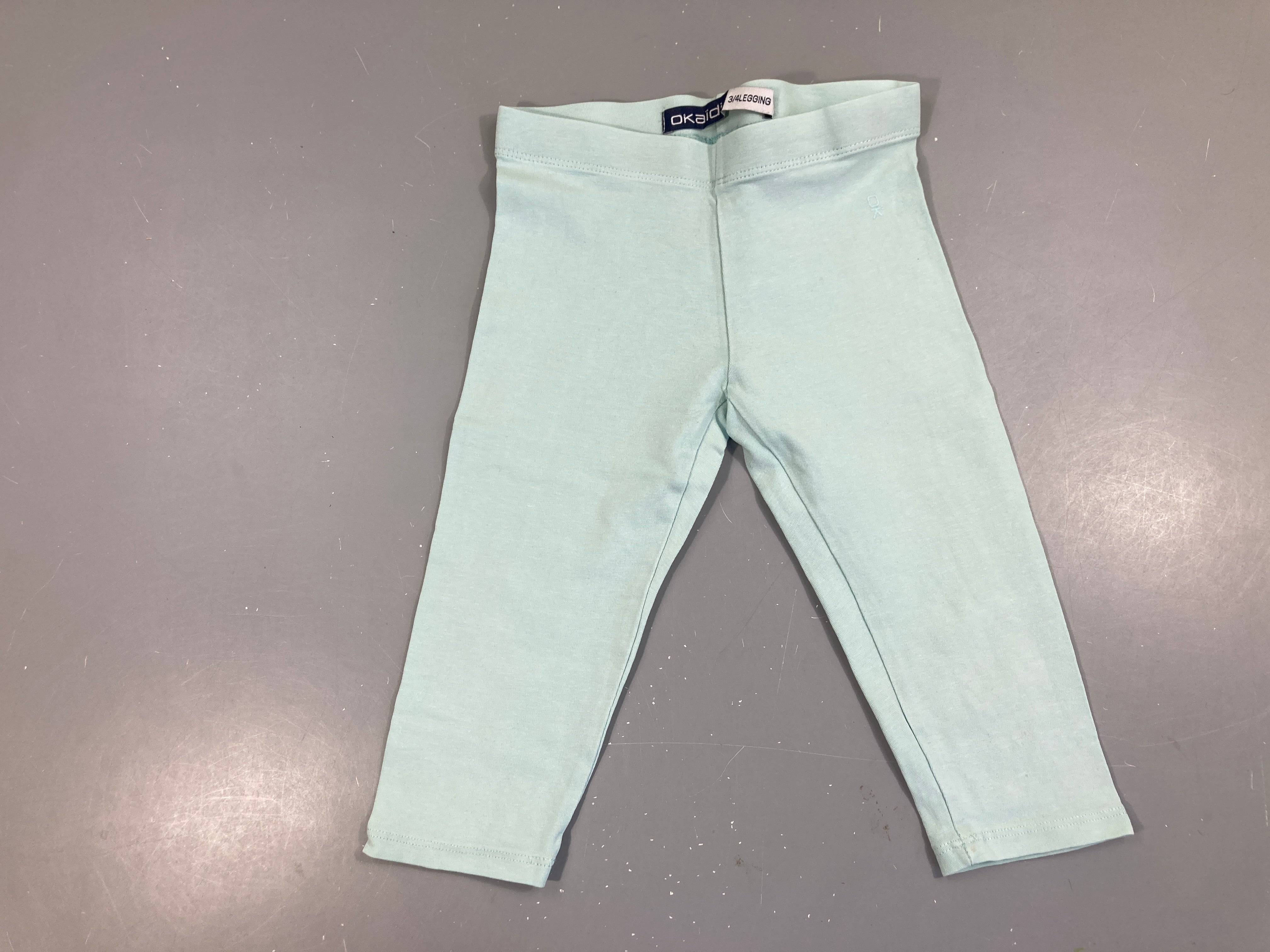 Legging 3/4 turquoise