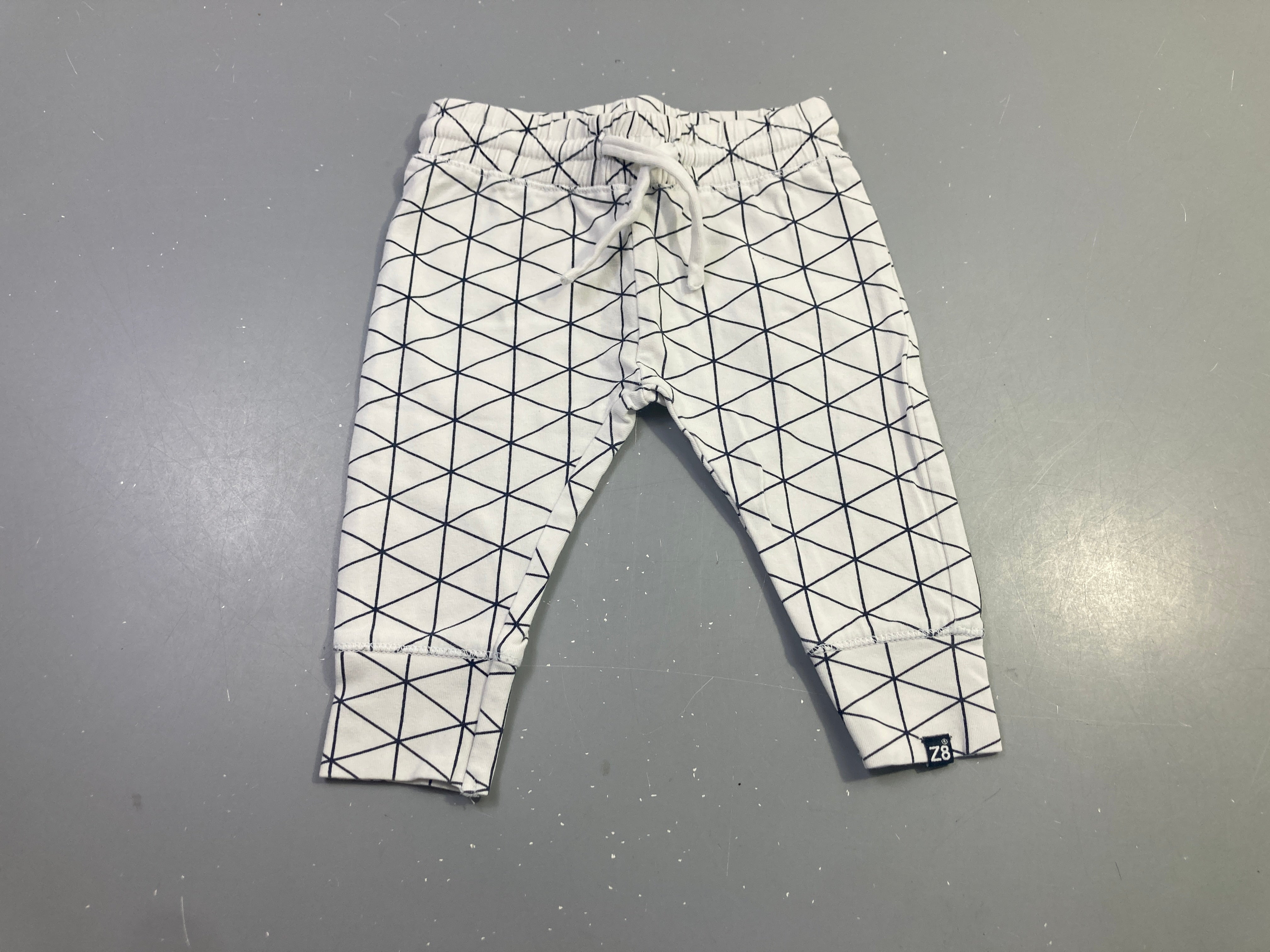 Pantalon jogging jy blanc imprimé graphique, Z8