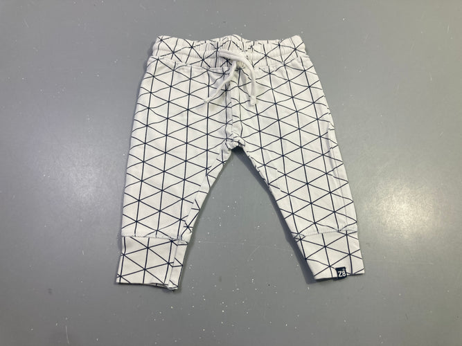 Pantalon jogging jy blanc imprimé graphique, Z8, moins cher chez Petit Kiwi