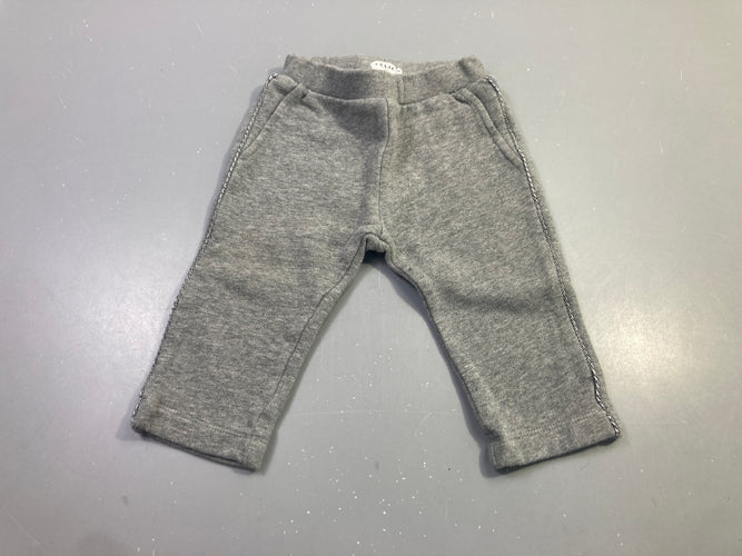 Pantalon jogging gris chiné basique, moins cher chez Petit Kiwi