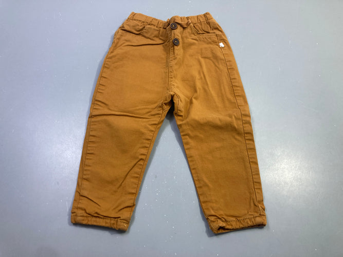 Pantalon camel bouton taille dj, moins cher chez Petit Kiwi